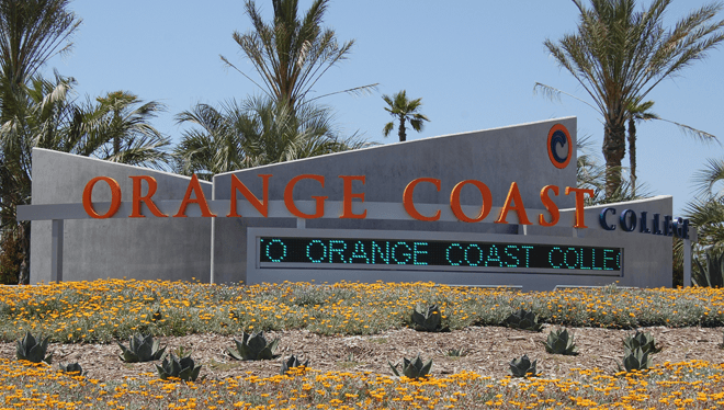 Orange Coast College Signage