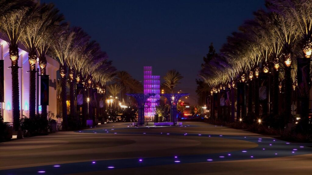 Anaheim Convention Center nighttime